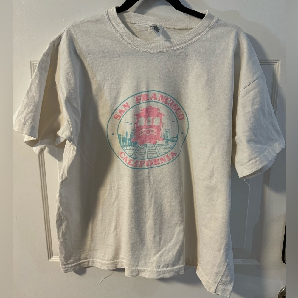 90’s San Francisco Graphic Streetcar Tourist Single Stitch Tee USA Cotton Unisex